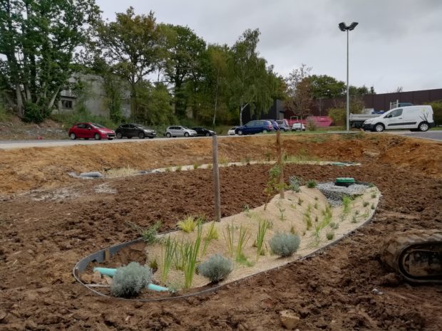 Jardin de pluie pour les Zones d’Activités