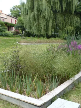 Intégration paysagère filtre fleuri