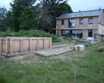 Jardin d'Assainissement Aquatiris pour une maison en bois